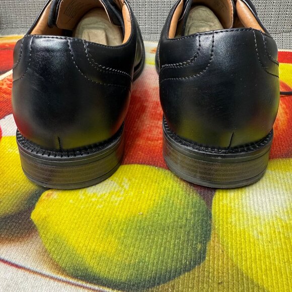 George Mens Size 12 Black Cap Toe Branford Casual Dress Lace up Oxfords main image 7